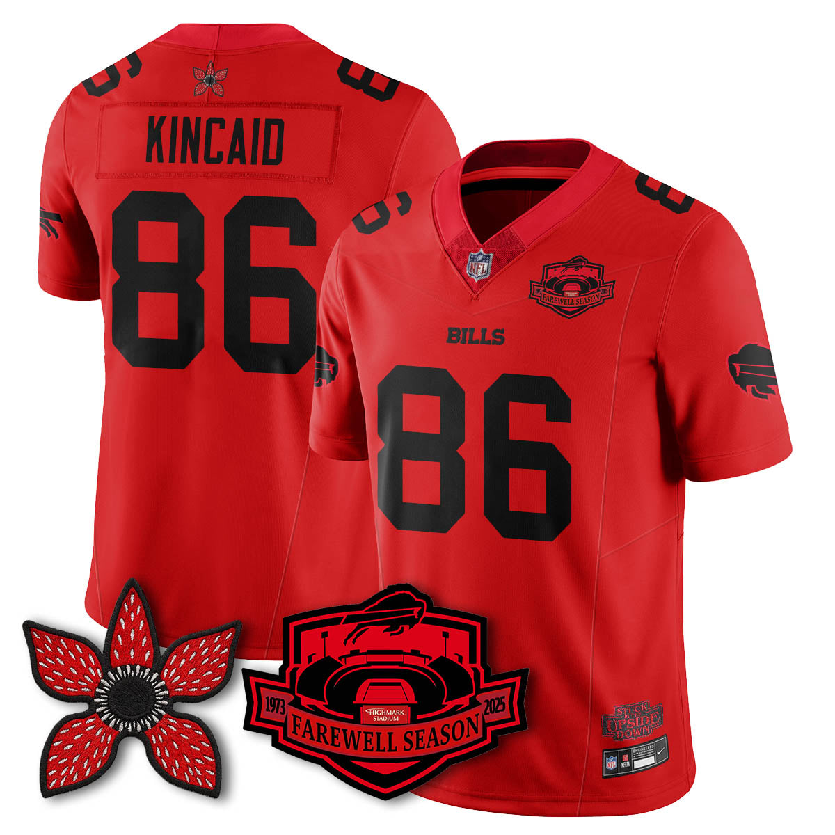 BUF 'Stranger Things Edition' Vapor Limited Jersey - All Stitched-DTD