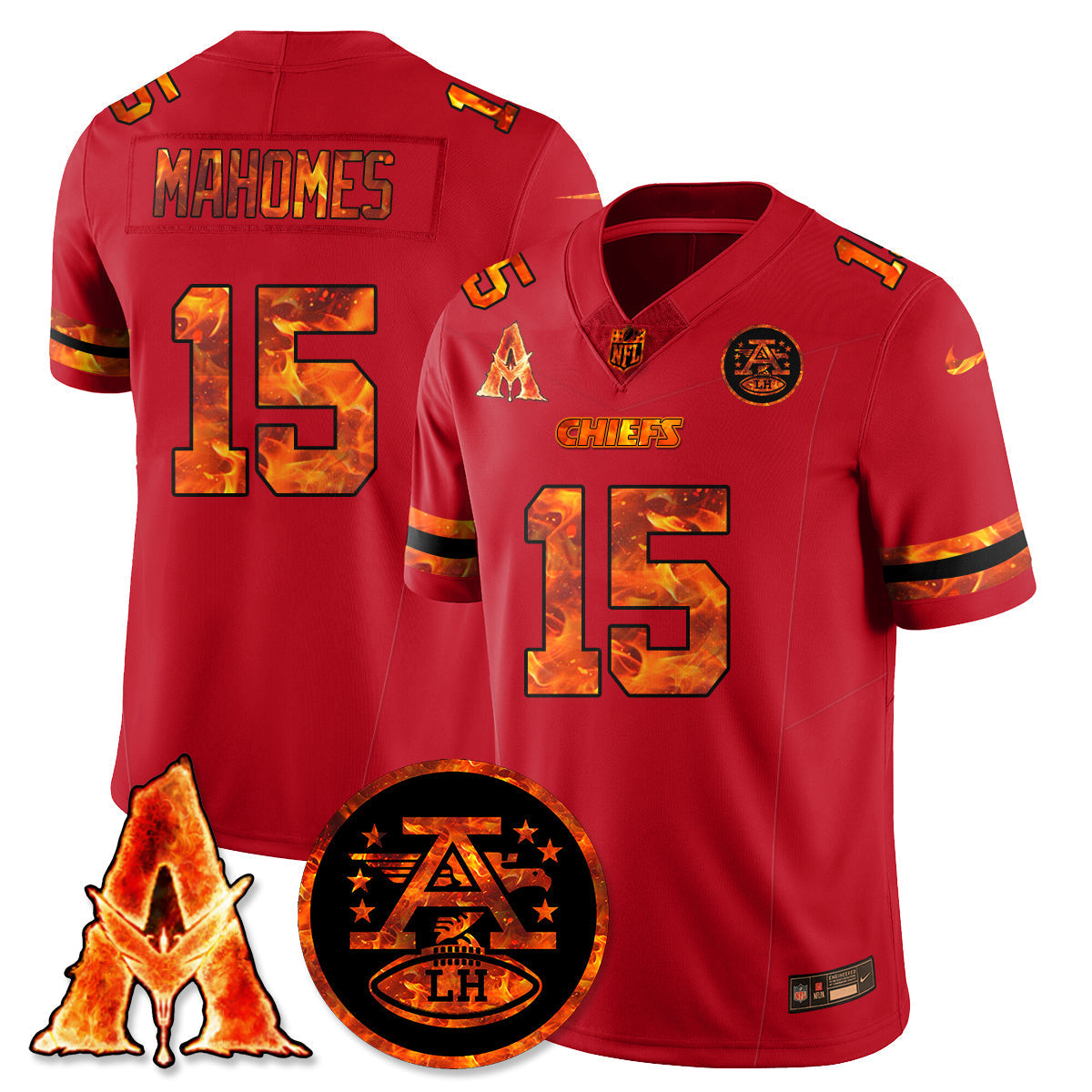 KC x Avatar 3 Fire and Ash Jersey - Stitched-DTD