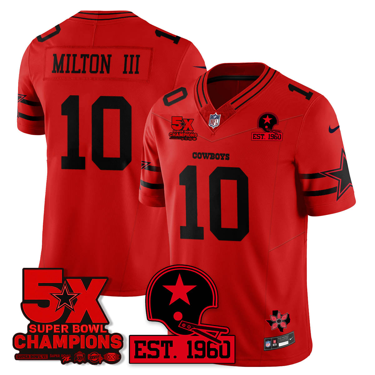 DAL 'Stranger Things Edition' Vapor Limited Jersey - All Stitched-DTD
