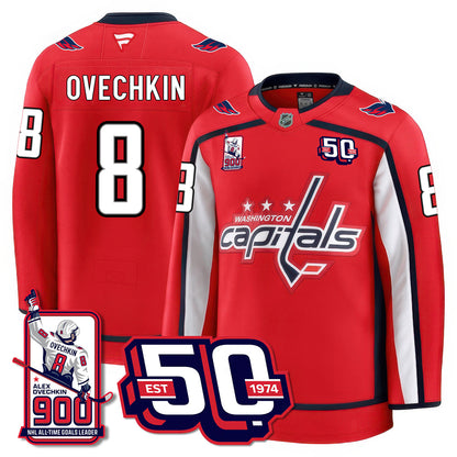 WSH 2025 Premium Jersey - 900 GOALS -  All Stitched-DTD