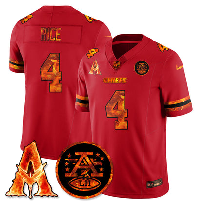 KC x Avatar 3 Fire and Ash Jersey - Stitched-DTD