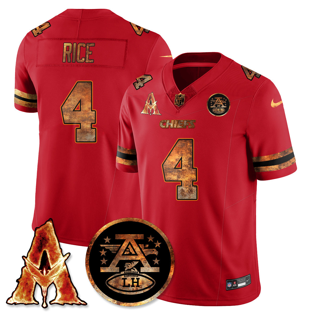 KC x Avatar 3 Fire and Ash Jersey V2 - Stitched-DTD