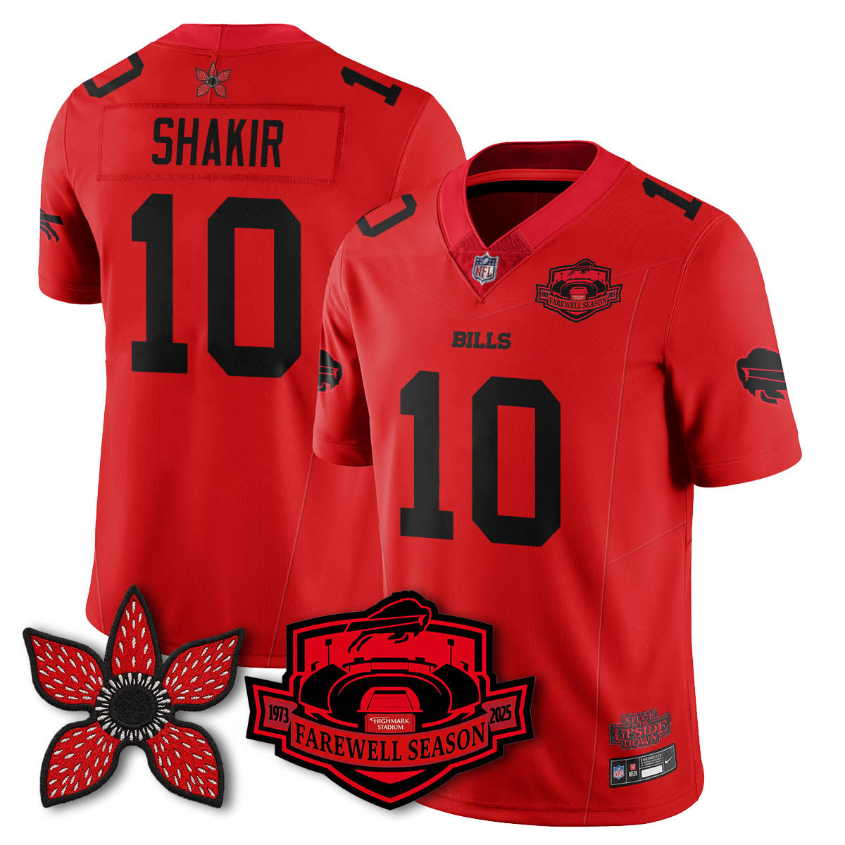 BUF 'Stranger Things Edition' Vapor Limited Jersey - All Stitched-DTD