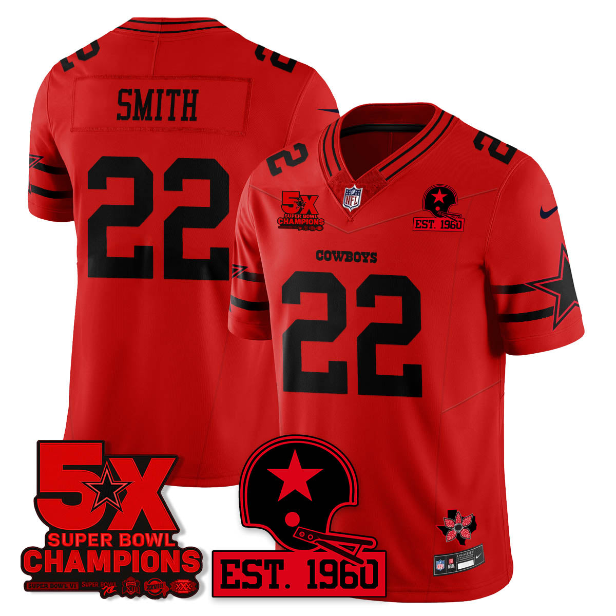 DAL 'Stranger Things Edition' Vapor Limited Jersey - All Stitched-DTD