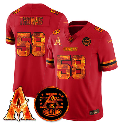 KC x Avatar 3 Fire and Ash Jersey - Stitched-DTD