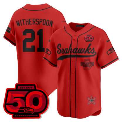 SEA Stranger Things Vapor Limited Baseball Jersey - All Stitched-DTD