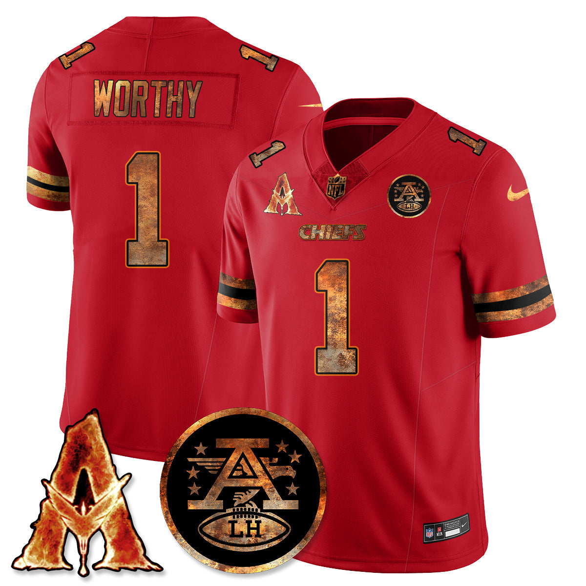 KC x Avatar 3 Fire and Ash Jersey V2 - Stitched-DTD