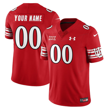 Utah Football 2025 "𝐃𝐀𝐑𝐊 𝐌𝐎𝐃𝐄" Vapor Limited Custom Jersey - All Stitched-DTD