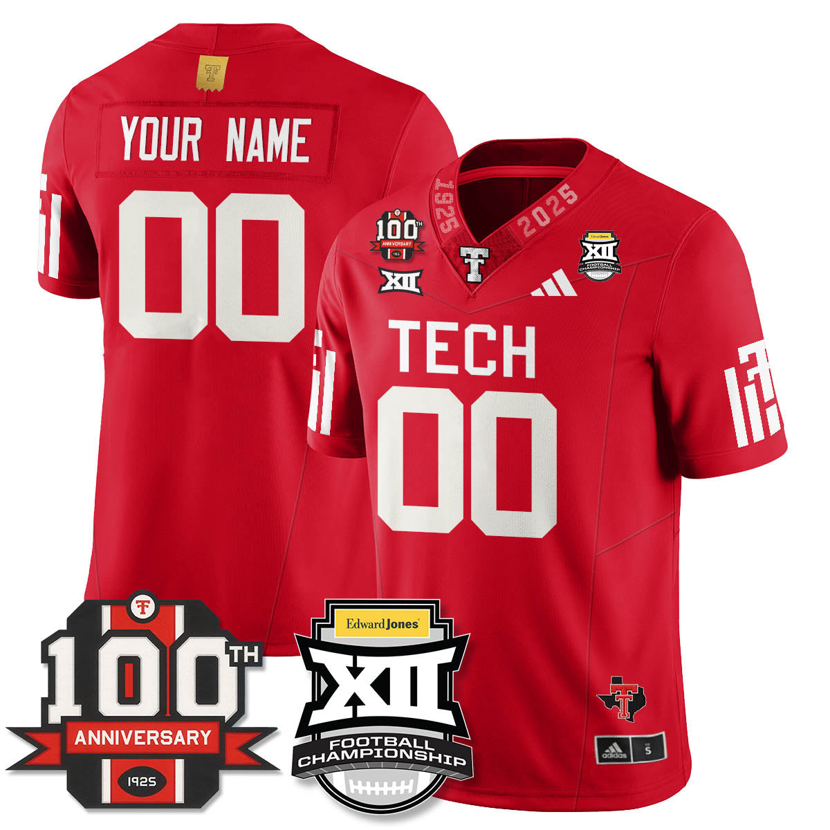 TTRR Football Vapor Limited Jersey - Edward Jones Champions - All Stitched-DTD