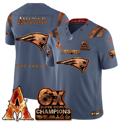 NE x Avatar 3 Fire and Ash Jersey V2 - Stitched