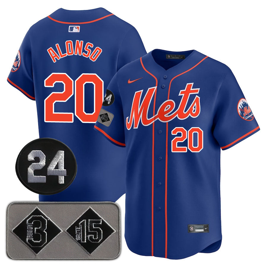 NYM Limited Jersey - 2024 Patch - All Stitched-DTD