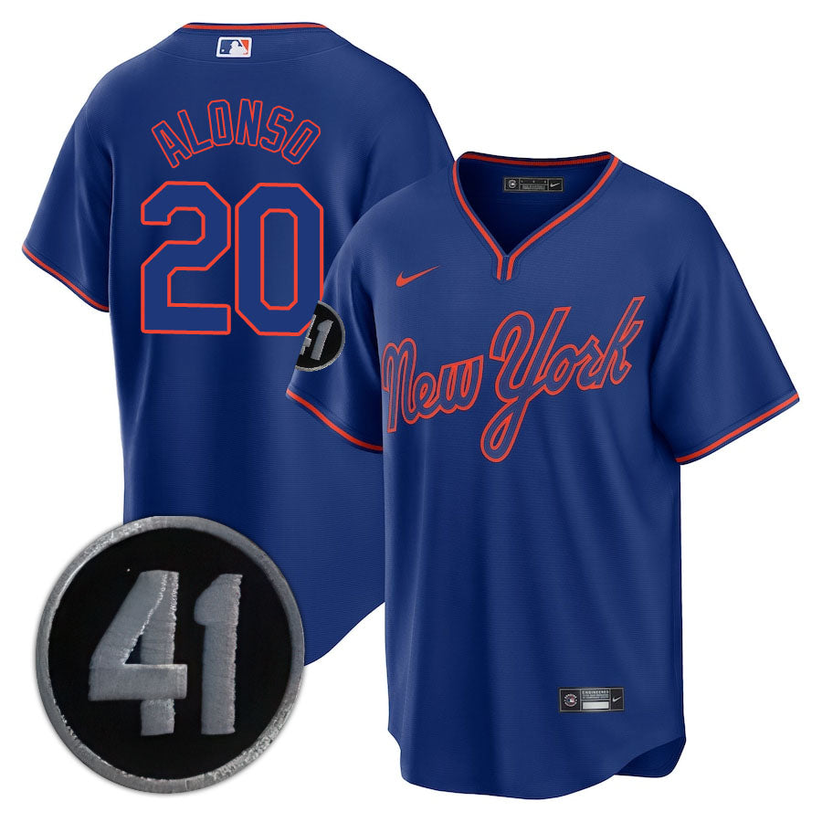NYM Limited Jersey - 2020 Patch - All Stitched-DTD