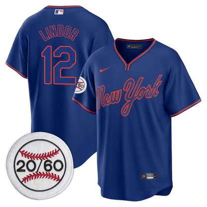 NYM Limited Jersey - 2001 Patch - All Stitched-DTD