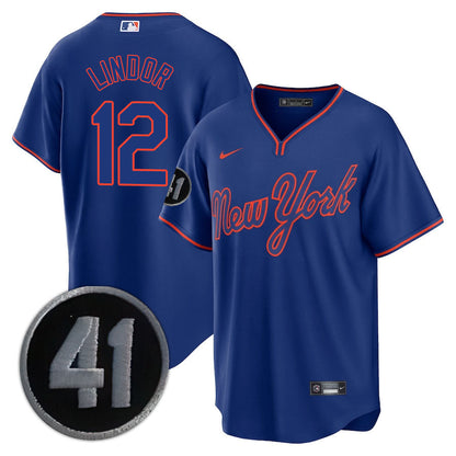 NYM Limited Jersey - 2020 Patch - All Stitched-DTD