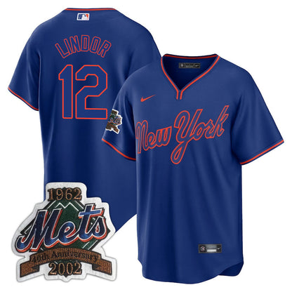NYM Limited Jersey - 2002 Patch - All Stitched-DTD