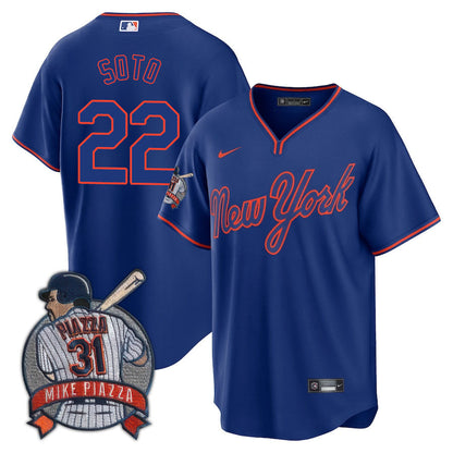 NYM Limited Jersey - 2016 Patch - All Stitched-DTD