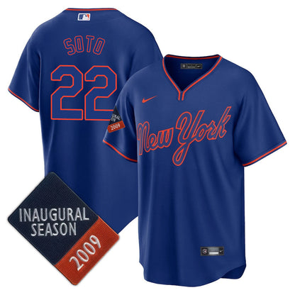 NYM Limited Jersey - 2009 Patch - All Stitched-DTD
