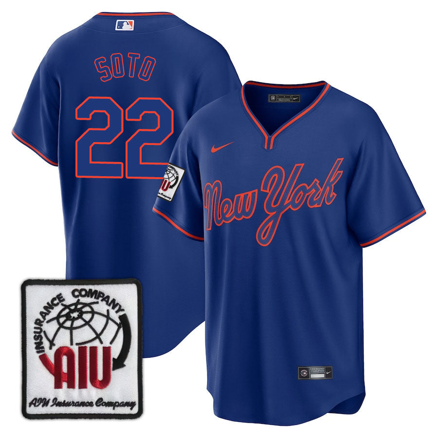 NYM Limited Jersey - 2000 Patch - All Stitched-DTD