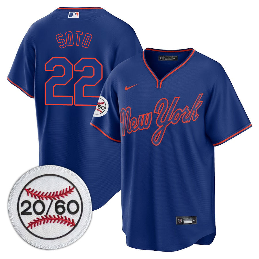 NYM Limited Jersey - 2001 Patch - All Stitched-DTD