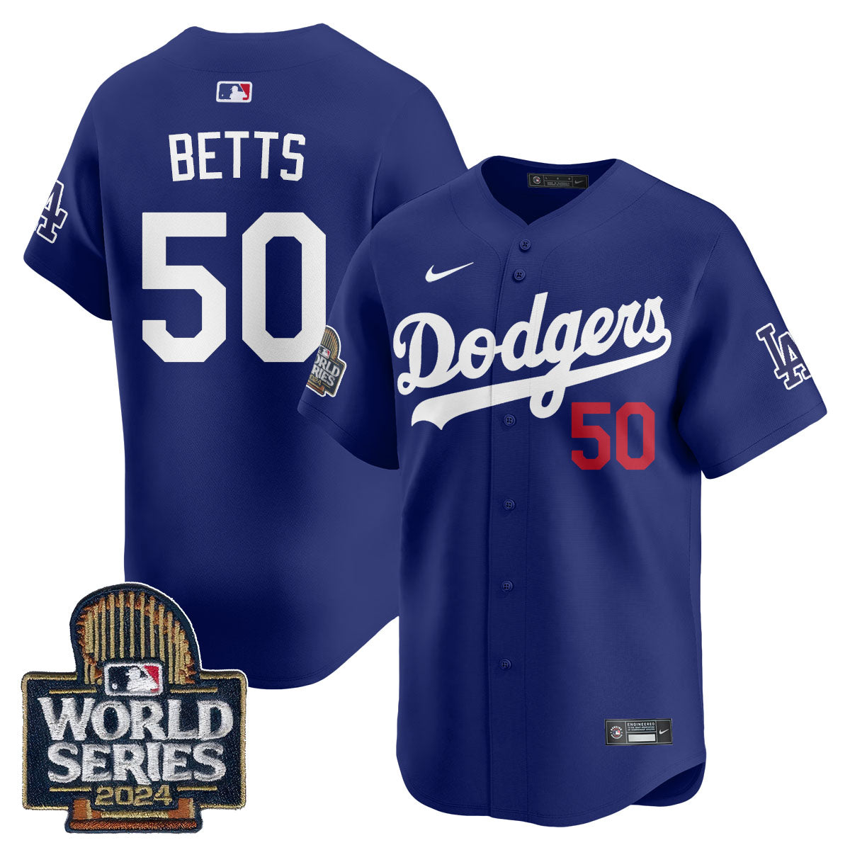 LAD World Series 2024 Jersey - All Stitched-DTD