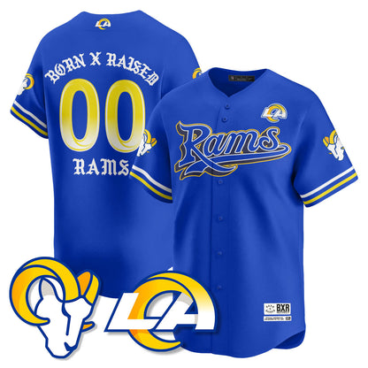 LAR Born x Raised Baseball Jersey - All Stitched-DTD
