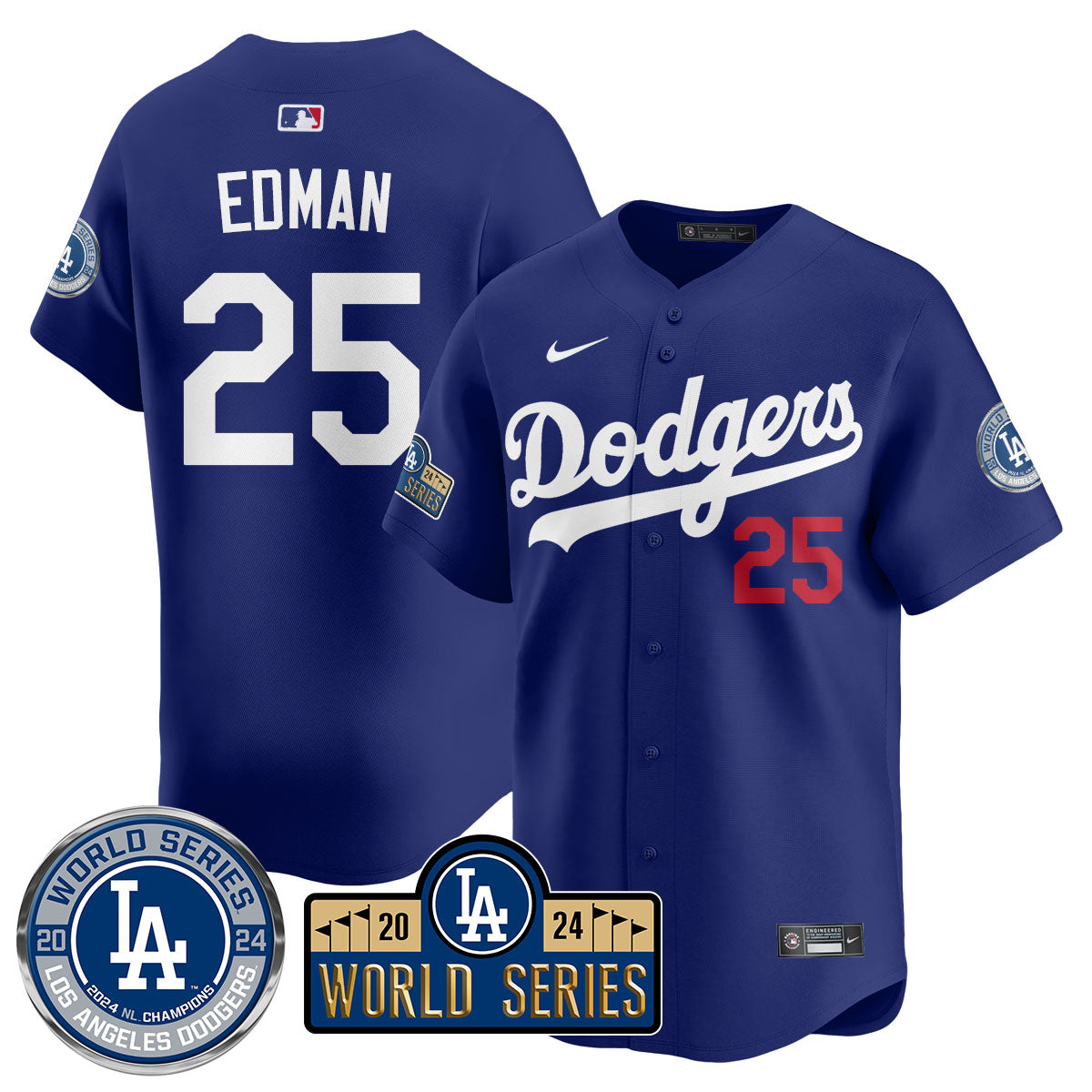 LAD World Series 2024 Jersey - All Stitched-DTD