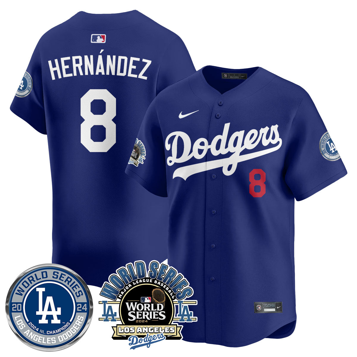 LAD World Series 2024 Jersey - All Stitched-DTD