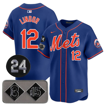 NYM Limited Jersey - 2024 Patch - All Stitched-DTD