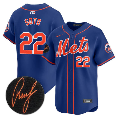 NYM Limited Jersey - 2018 Patch - All Stitched-DTD