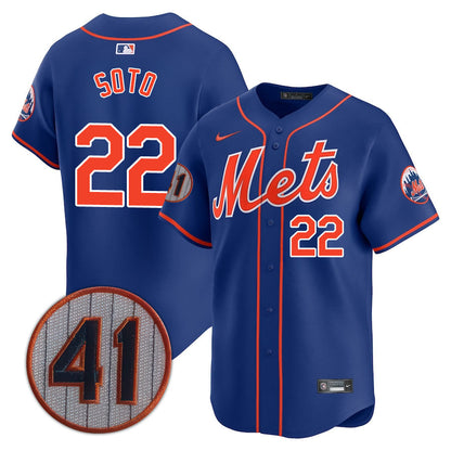 NYM Limited Jersey - 2021 Patch - All Stitched-DTD