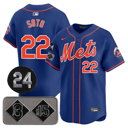 NYM Limited Jersey - 2024 Patch - All Stitched-DTD