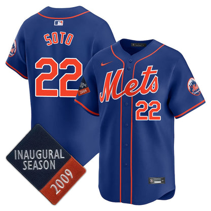 NYM Limited Jersey - 2009 Patch - All Stitched-DTD