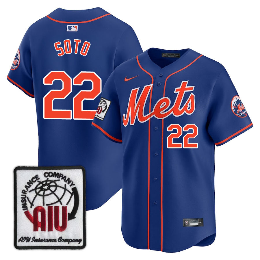 NYM Limited Jersey - 2000 Patch - All Stitched-DTD
