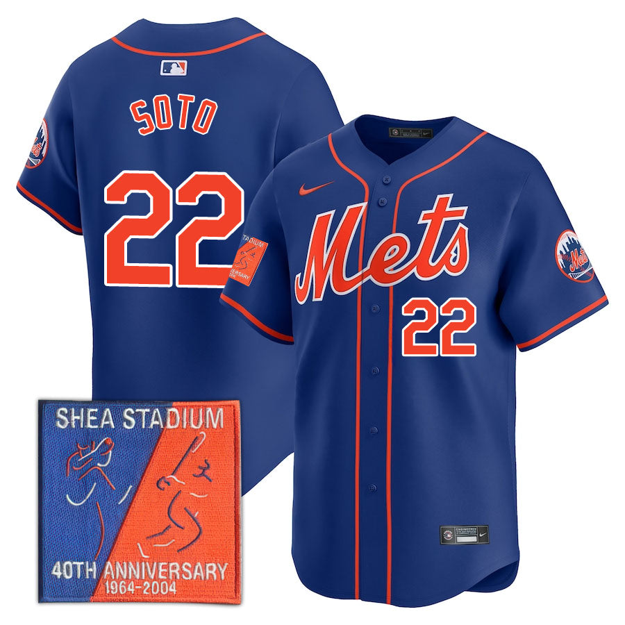 NYM Limited Jersey - 2004 Patch - All Stitched-DTD