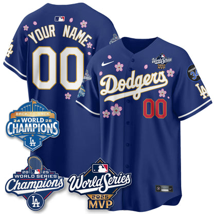 Yoshinobu Yamamoto LAD 2025 World Series MVP Jersey - All Stitched-DTD