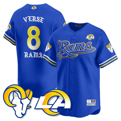LAR Born x Raised Baseball Jersey - All Stitched-DTD