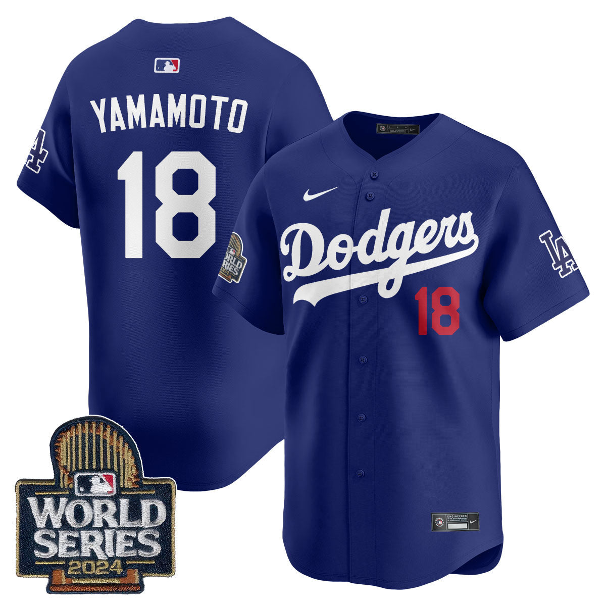 LAD World Series 2024 Jersey - All Stitched-DTD