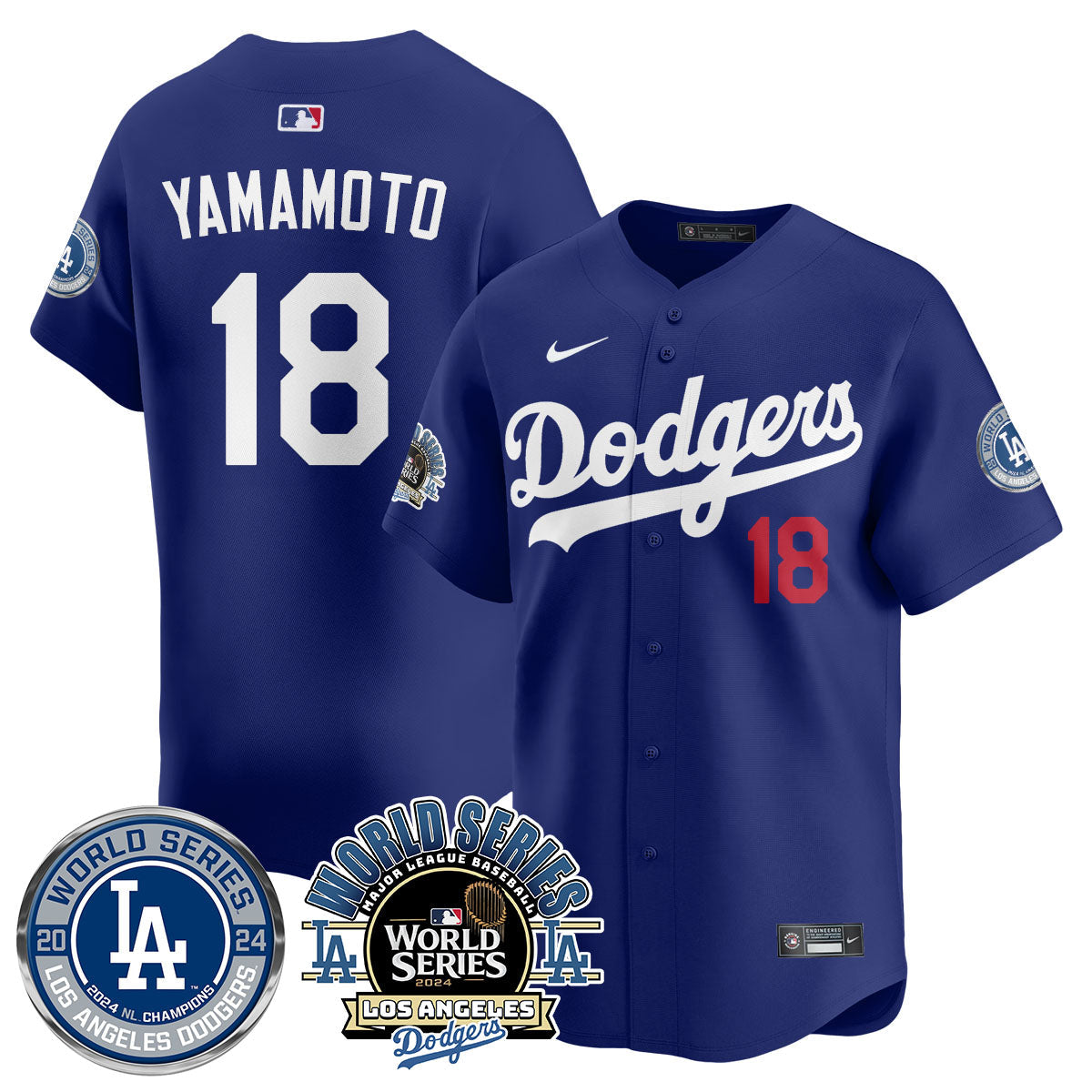 LAD World Series 2024 Jersey - All Stitched-DTD