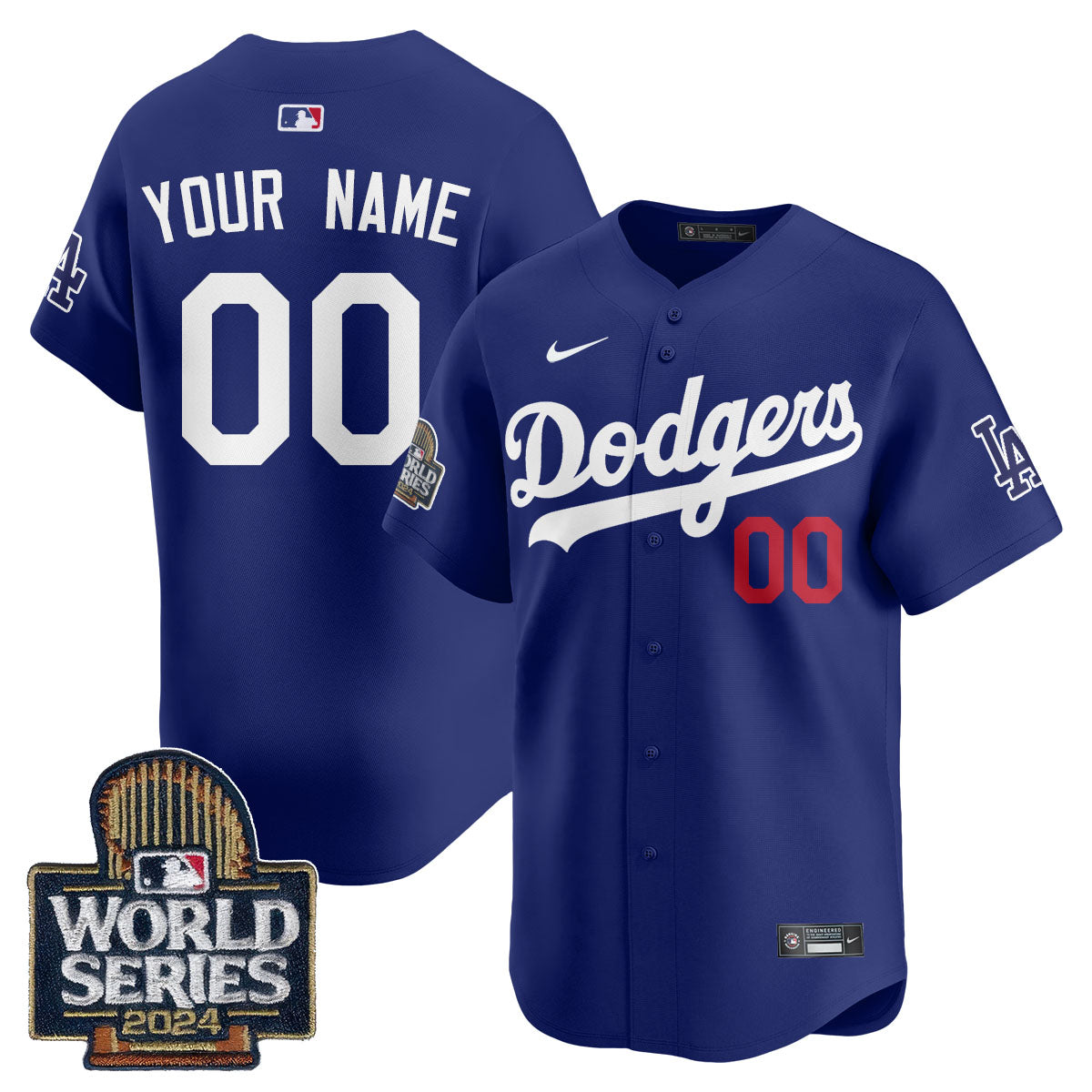 LAD World Series 2024 Custom Jersey - All Stitched-DTD