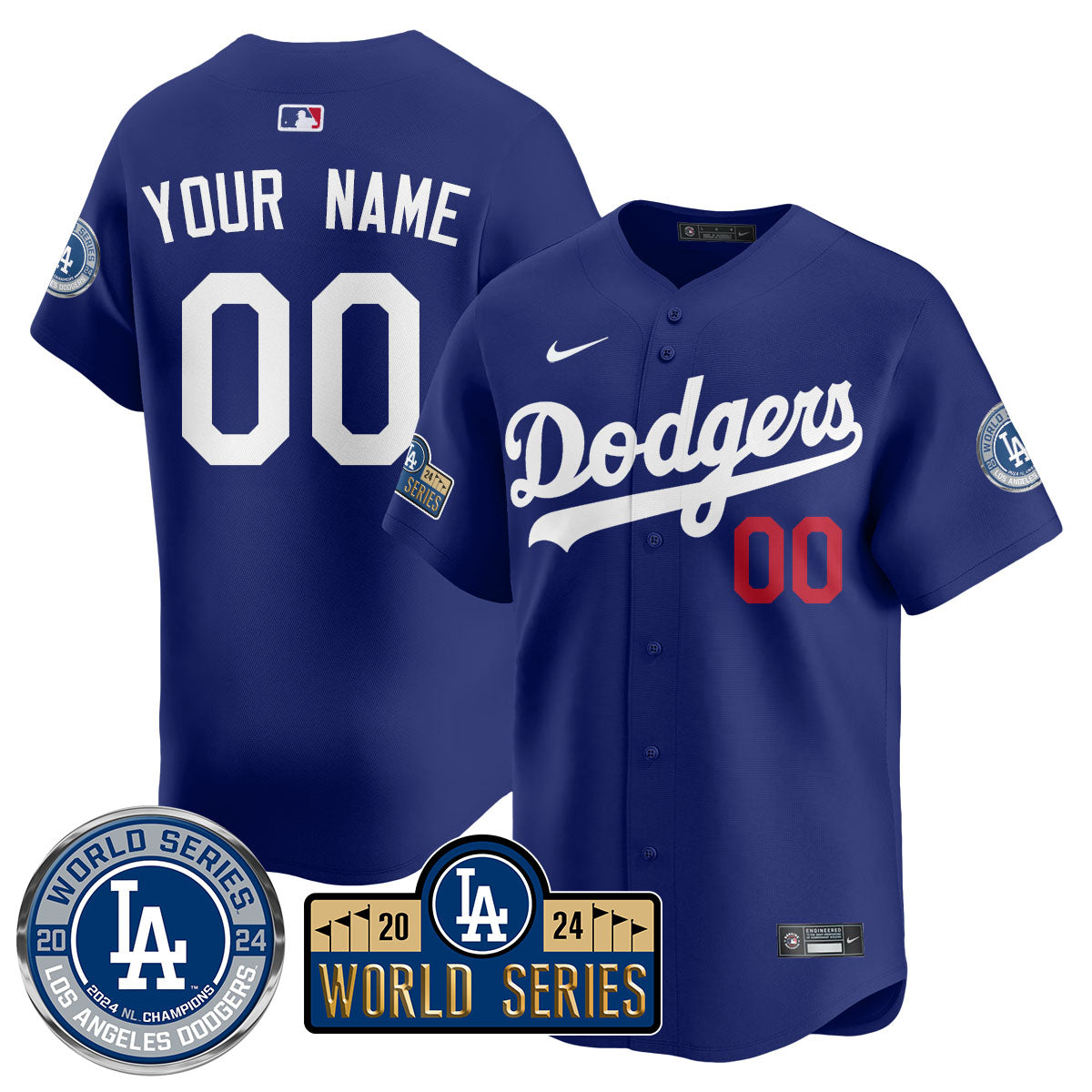 LAD World Series 2024 Custom Jersey - All Stitched-DTD