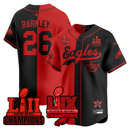 PHI Stranger Things Vapor Limited Baseball Jersey - All Stitched-DTD