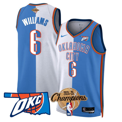 OKC 2024-25 Champions Jersey - All Stitched-DTD