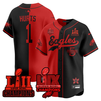 PHI Stranger Things Vapor Limited Baseball Jersey - All Stitched-DTD