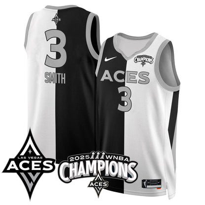Las Vegas Aces 2025 WNBA Championship Jersey - All Stitched-DTD