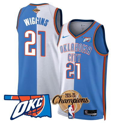 OKC 2024-25 Champions Jersey - All Stitched-DTD