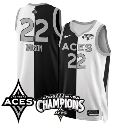 Las Vegas Aces 2025 WNBA Championship Jersey - All Stitched-DTD