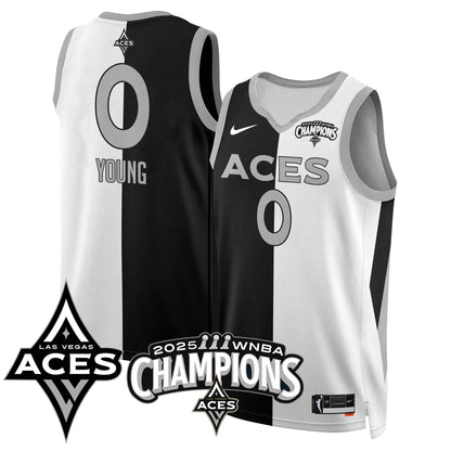 Las Vegas Aces 2025 WNBA Championship Jersey - All Stitched-DTD