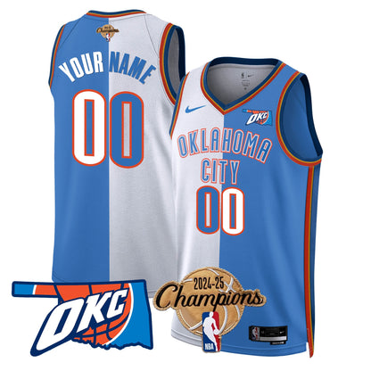 OKC 2024-25 Champions Jersey - All Stitched-DTD