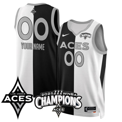 Las Vegas Aces 2025 WNBA Championship Custom Jersey - All Stitched-DTD