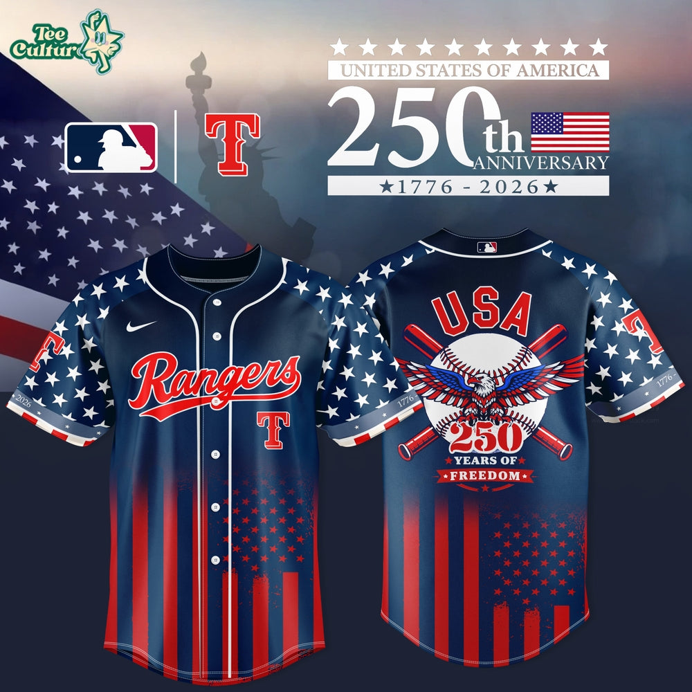 TEX 250th Anniversary of the United States 2026 Baseball Jersey Edition - Printed-DTD